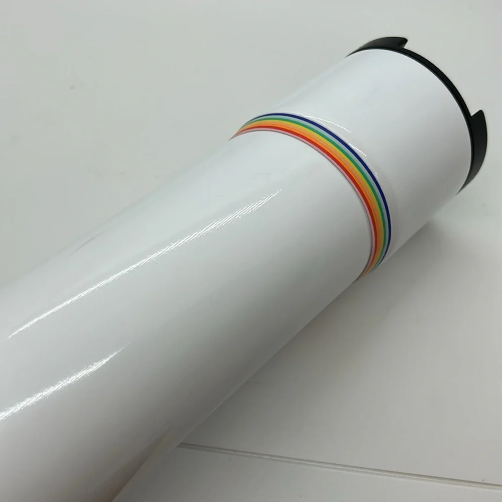 Starbucks 2020 Pride Rainbow White Stainless Steel Vacuum Insulated Tumbler 16oz